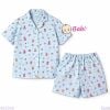  Bộ Pijama Tay Ngắn Quần Đùi Họa Tiết M2 (25-58kg) 