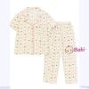  Bộ Pijama Tay Ngắn Quần Dài Họa Tiết Gấu (25-58kg) 