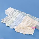  Set 4 Chip Đùi Cotton Sọc Bé Trai (27-55kg) 