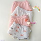  Set 4 Chip Cotton Đùi Họa Tiết Xinh Xắn (26-35kg) 