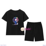  Bộ Bé Gái Tay Ngắn Quần Lửng Bé Tóc Màu M1(20-55kg) 