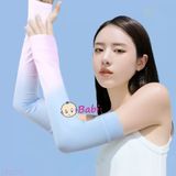  Găng Tay Ống Chống Nắng Màu Loang Sành Điệu 