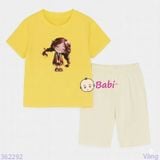  Bộ Bé Gái Tay Ngắn Quần Lửng Bé Tóc Bím (20-55kg) 