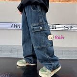  Quần Jean Suông Túi Hộp M2 (26-50kg) 