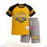  Bộ Tay Ngắn Quần Lửng In Chữ Football (48-60kg) 