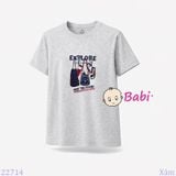  Áo Thun Bé Trai Bé Gái Tay Ngắn Hoạt Hình M3 (23-62kg) 