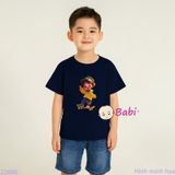  Áo Thun Gia Đình In Hình Bé Trượt Ván (26-72kg) 