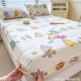  Bộ Drap Nệm Nhiều Họa Tiết Xinh Xắn (1m8*2m) 