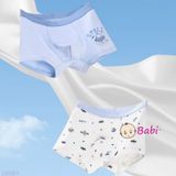  Set 4 Chip Đùi Cotton Bé Trai Họa Tiết Máy Bay (35-50kg) 