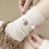  Set 4 Đôi Tất In Cún Dễ Thương (Freesize) 