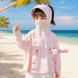  Áo Khoác Chông Nắng Cánh Dơi Bé Gái (25-40kg) 