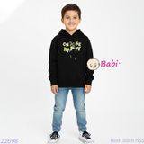  Áo Thun Hoddie Bé Trai Bé Gái Chữ CHOOSE HAPPY (21kg-55kg) 