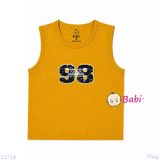  (M2) Áo Ba Lỗ Bé Trai Cotton Mát Mẻ Hè In Số 98 (27–65kg) 