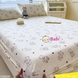  Bộ Drap Nệm Nhiều Họa Tiết Xinh Xắn (1m5*2m) (kèm 2 vỏ gối) 
