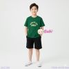  Bộ Thun Bé Trai Tay Ngắn Quần Ngắn Chữ Smile (23kg - 62kg) 