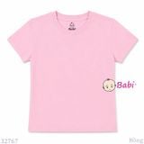  Áo Thun Trơn Baby Tee Mẹ Và Bé (30-68Kg) 