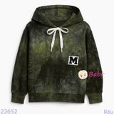  Áo Thun Hoodie Tay Dài Màu Loang  Sành Điệu (17kg - 50kg) 