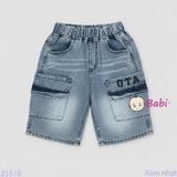  Quần Jeans Lửng Túi Hộp Bé Trai 851 (20-35kg) 
