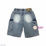  Quần Jeans Lửng Túi Hộp Bé Trai 800 (20-49kg) 