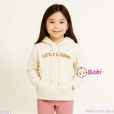  Áo Hoodie Thun Cotton Dày Dặn Little Legend (17kg-75kg) 