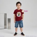  (H2) Áo Thun Bé Gái Cotton In Hình Mèo Mặc Mát Mùa Hè (33-70Kg) 