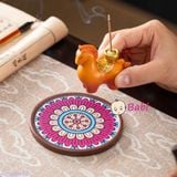  SET GIÁ NGỰA ĐỐT TRẦM + KHAY ĐỰNG + HƯƠNG TRẦM 