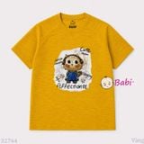  (H2) Áo Thun Bé Gái Cotton In Hình Mèo Mặc Mát Mùa Hè (33-70Kg) 