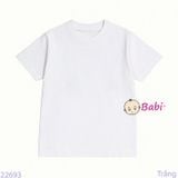  Áo Thun Gia Đình Màu Trơn Đơn Giản (26-72kg) 