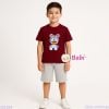  Bộ Thun Bé Trai Tay Ngắn Quần Ngắn Hình Đ.O.R.E.M.O.M (23kg - 62kg) 