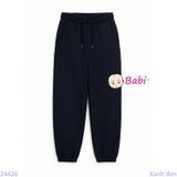  Quần Jogger Bé Trai Bé Gái Màu Trơn Đơn Giản (23kg - 70kg) 