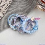  Set 5 Cột Tóc Cho Bé Màu Sắc Dễ Thương 