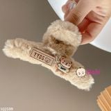  KẸP GẤP TÓC HỌA TIẾT CHÂN GẤU DỄ THƯƠNG 