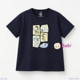  M4 Áo Thun Cotton Bé Trai Hình 5 Cún (23-62kg) 