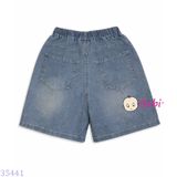  Quần Short Jeans Bé Gái In Chữ M10 (26-45kg) 