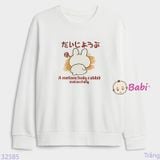  Áo Thun Cổ Tròn Cho Bé Gái Tay Dài Họa Tiết Xinh Xắn (6 - 15 tuổi) 