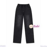  Quần Jeans Dài Bé Gái Màu Trơn M13 (26-45kg) 