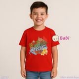  Áo Thun Gia Đình Tay Ngắn In Phong Cảnh Việt (26kg - 72kg) 