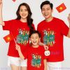  Áo Thun Gia Đình Tay Ngắn In Chữ Độc lập - Tự Do (26kg - 72kg) 