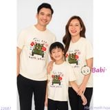  Áo Thun Gia Đình In Hình Chú Bộ Đội (26-72kg) 