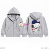  Áo Khoác Da Cá Trẻ Em Hình S.N.O.P.Y (20kg - 65kg) 