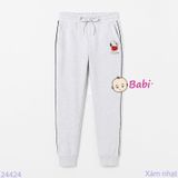  Quần Jogger Trẻ Em  Hình S.N.O.P.P.Y Ôm Tim Có Viền (23kg - 65kg) 