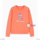  Áo Thun Cổ Tròn Cho Bé Gái Tay Dài Họa Tiết Xinh Xắn (6 - 15 tuổi) 