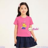  Áo Thun Tay Ngắn Hình Gấu Cho Mẹ Và Bé (23kg - 75kg) 