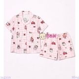  Bộ Pijama Tay Ngắn Quần Đùi K.I.T.T.Y M11 (25-58kg) 