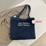  TÚI TOTE DENIM CHO NỮ 