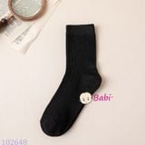  Set 5 Tất Nam Màu Trơn (Freesize) 