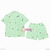  Bộ Pijama Tay Ngắn Quần Đùi Nơ M9 (25-58kg) 