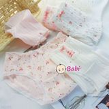  H9 Quần Lót Cotton Set 5c Cho Mẹ Và Bé Gái (35-53kg) 