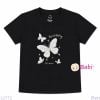  (H5) Áo Thun Baby Tee Mẹ Và Bé In Bướm (30-68Kg) 