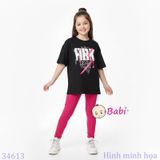  Quần Legging Dài Màu Trơn Cho Bé Gái (15kg - 35kg) 